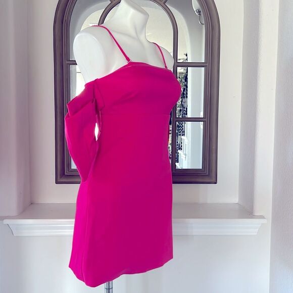 LIKELY Capri Mini Dress in Fuchsia, Size 2 - Picture 5 of 9